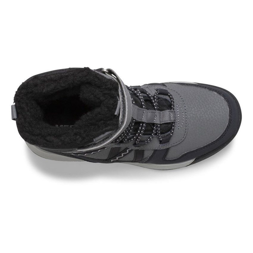 Bottes Merrell Snow Crush 2.0 Waterproof Grise/Noir Enfant | G.V.LTYR